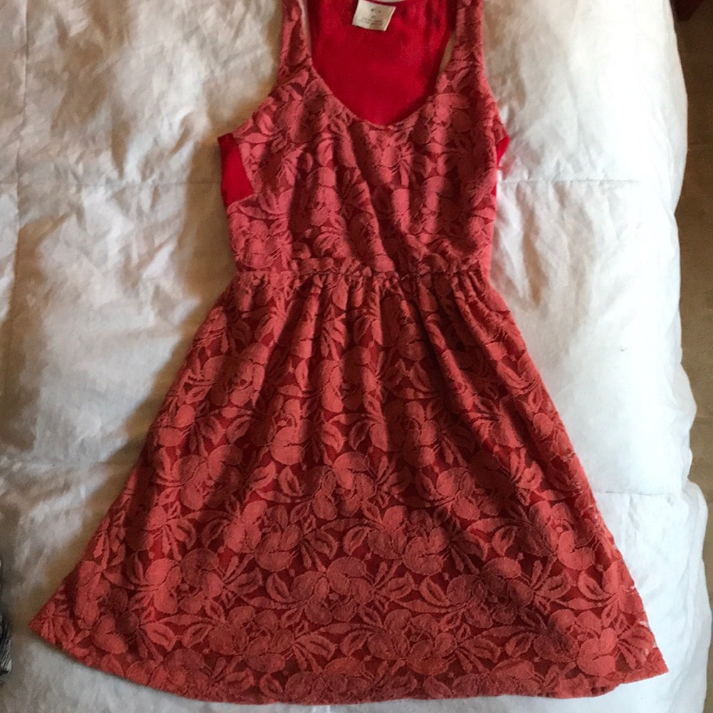 Lace floral dress